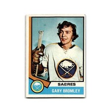 1974 Topps Gary Bromley RC Buffalo Sabres #7