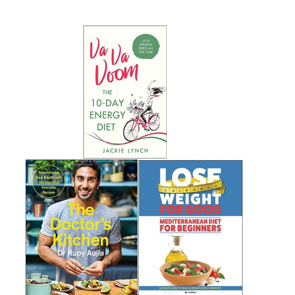 va va voom, the doctor’s kitchen and lose weight for good mediterranean 3 Books