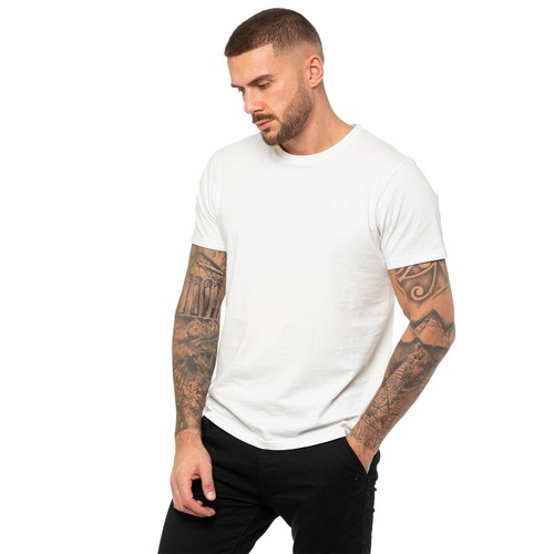 Enzo Mens T Shirt Short Sleeve Top Plain Cotton Crew Neck Casual Shirt - Picture 4 of 71