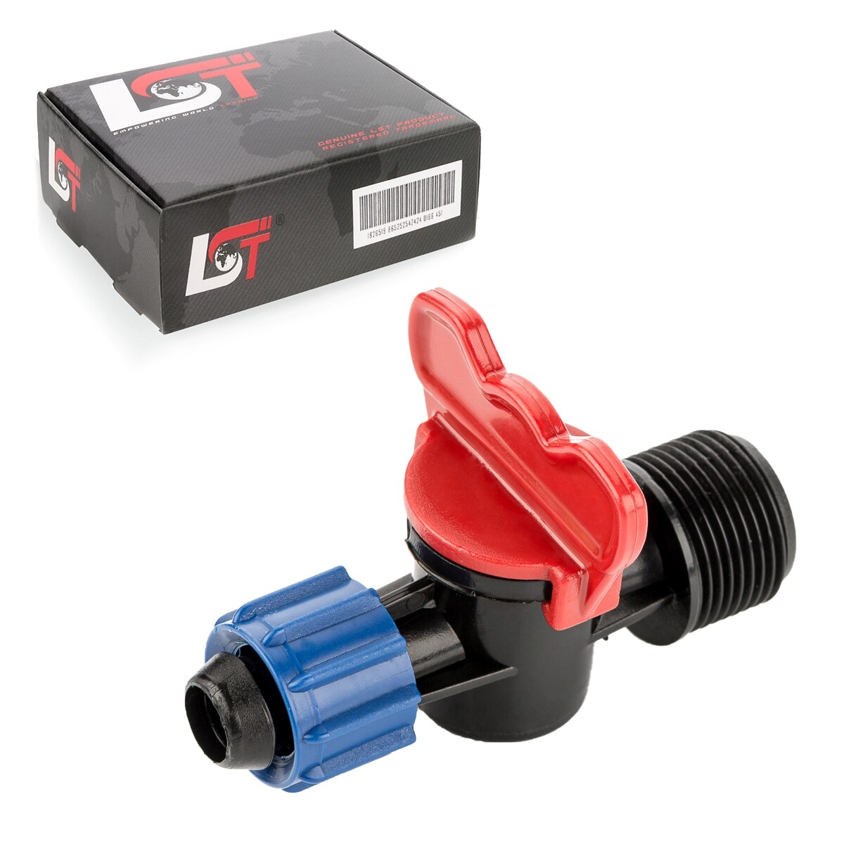 Shut-Off Valve Ball Valve PE Pipe Hose For Drip System Garden Irrigation 16x3/4""
