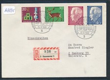 108690) Reco-Brief 24.8.66, RZ 3 Hannover 1 "zz" SST HANAPOSTA...Belgique