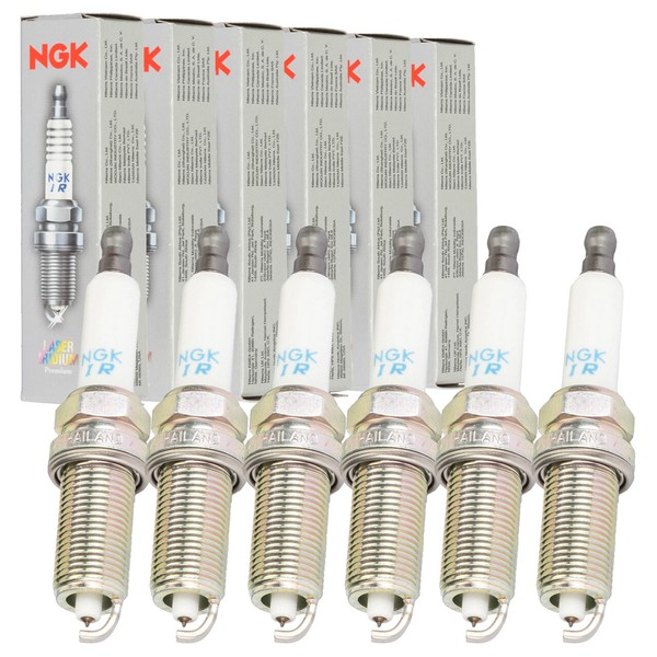 6X NGK 1208 ILZFR6D11 ZüNdkerze FüR Bmw E81-88 E90-93 E60 E61 E65 X1 X3 X5 N52-image