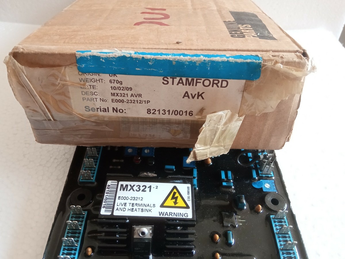 シン2 GENUINE Stamford MX321-2 (E000-23212) Automatic Voltage Regulator