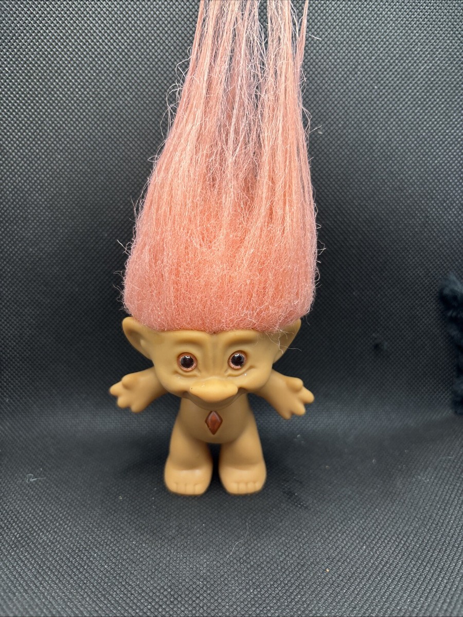 Vintage Troll Doll - Pink Hair with Pink Diamond Belly Button ~ | eBay