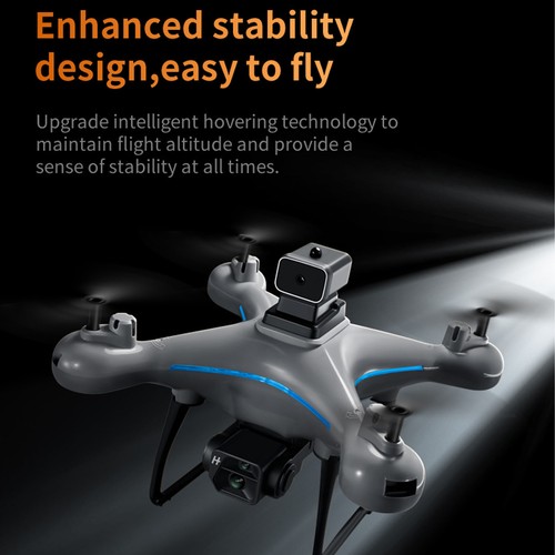 (Dual Camera)KY102 RC Drone Grey Quadcopter Toy Optical Hovering ZO - Picture 7 of 24