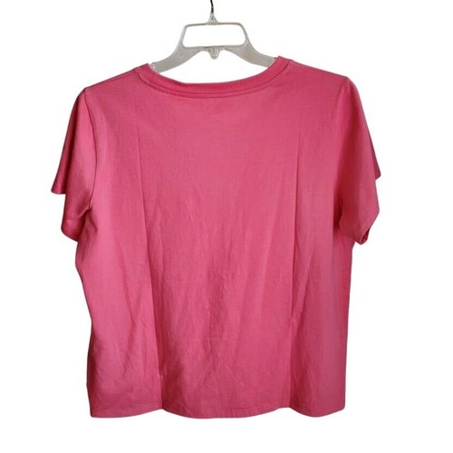 Levi’s Pink Graphic Logo T-Shirt Plus Size 1X NWT Short Sleeve Cotton Tee - Picture 2 of 8