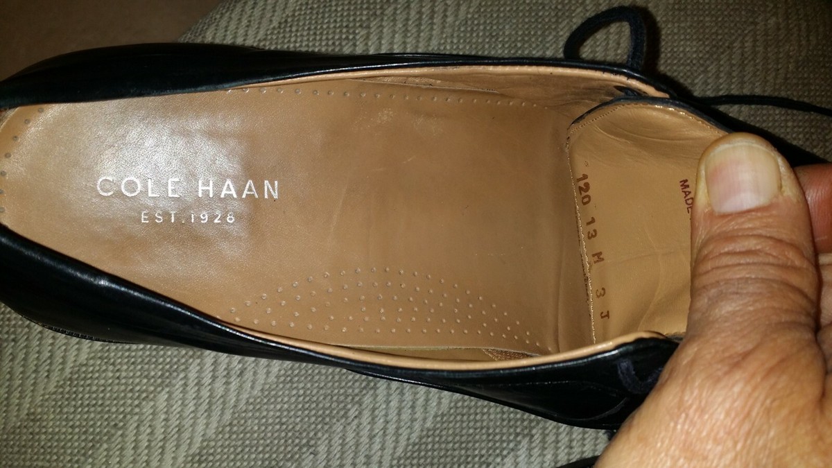COLE HAAN BLACK WARREN APRON OXFORD LACE UP SHOE STYLE C20159 Cole Haan Men main image 2