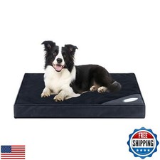 OUPEIWAWA Orthopedic Outdoor Waterproof Dog Beds for Medium Dogs, Washable Cr
