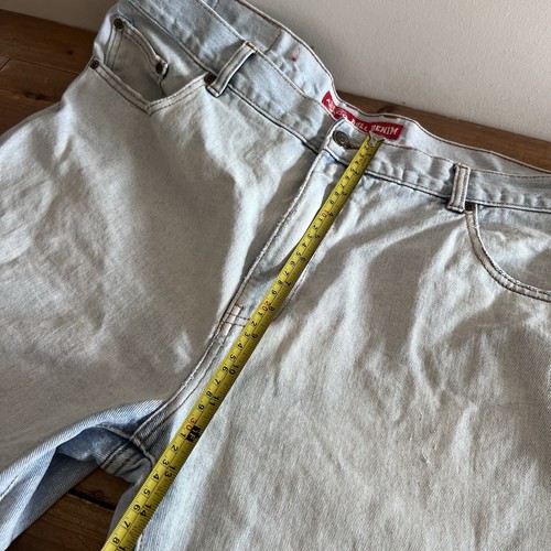 Amco Jeans Vintage Y2K Size 40/102 Mens Bull Denim High Waist Straight Leg Baggy - Picture 12 of 24