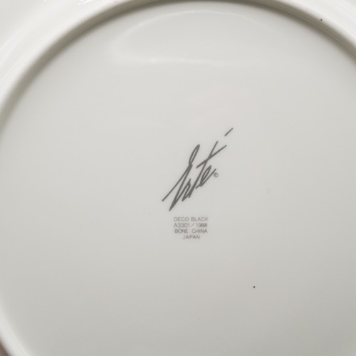Erte for Mikasa Deco Black 5 Piece Place Setting Dinner - FREE USA SHIPPING - Picture 11 of 11