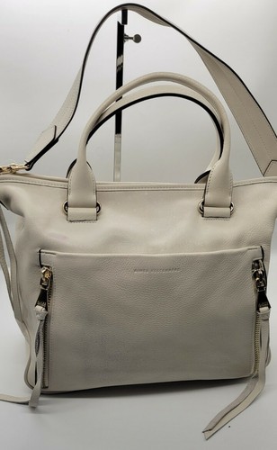 Aimee Kestenberg Let's Ride Convertible Leather Satchel Handbag VANILLA ICE - Picture 4 of 11