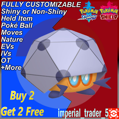 Pokémon Sword and Shield   Shiny Dottler   W/ Best 6IV Customizable