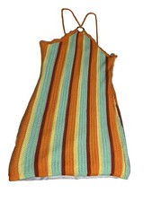 New colorful crochet women's dress