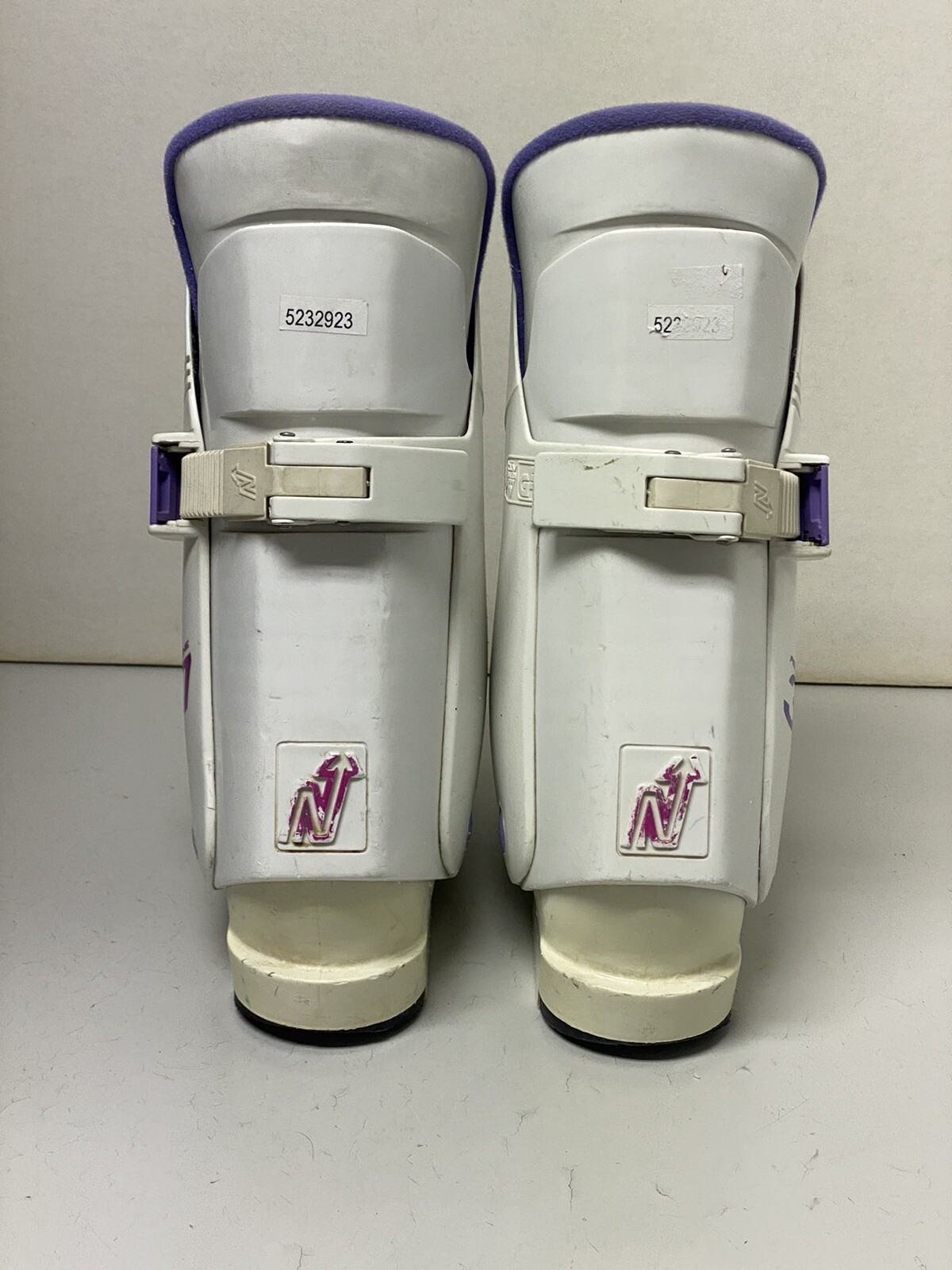 SALOMON Stivali da sci vintage da uomo 250 255 Nordica N357 ingresso posteriore.