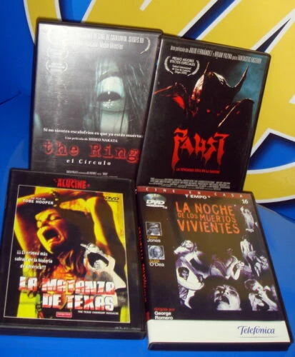 Lotes de cine, DVD y películas terrores