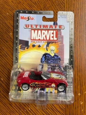 2002 Maisto Ultimate Marvel Dodge Concept Ghost Rider Die Cast #15254