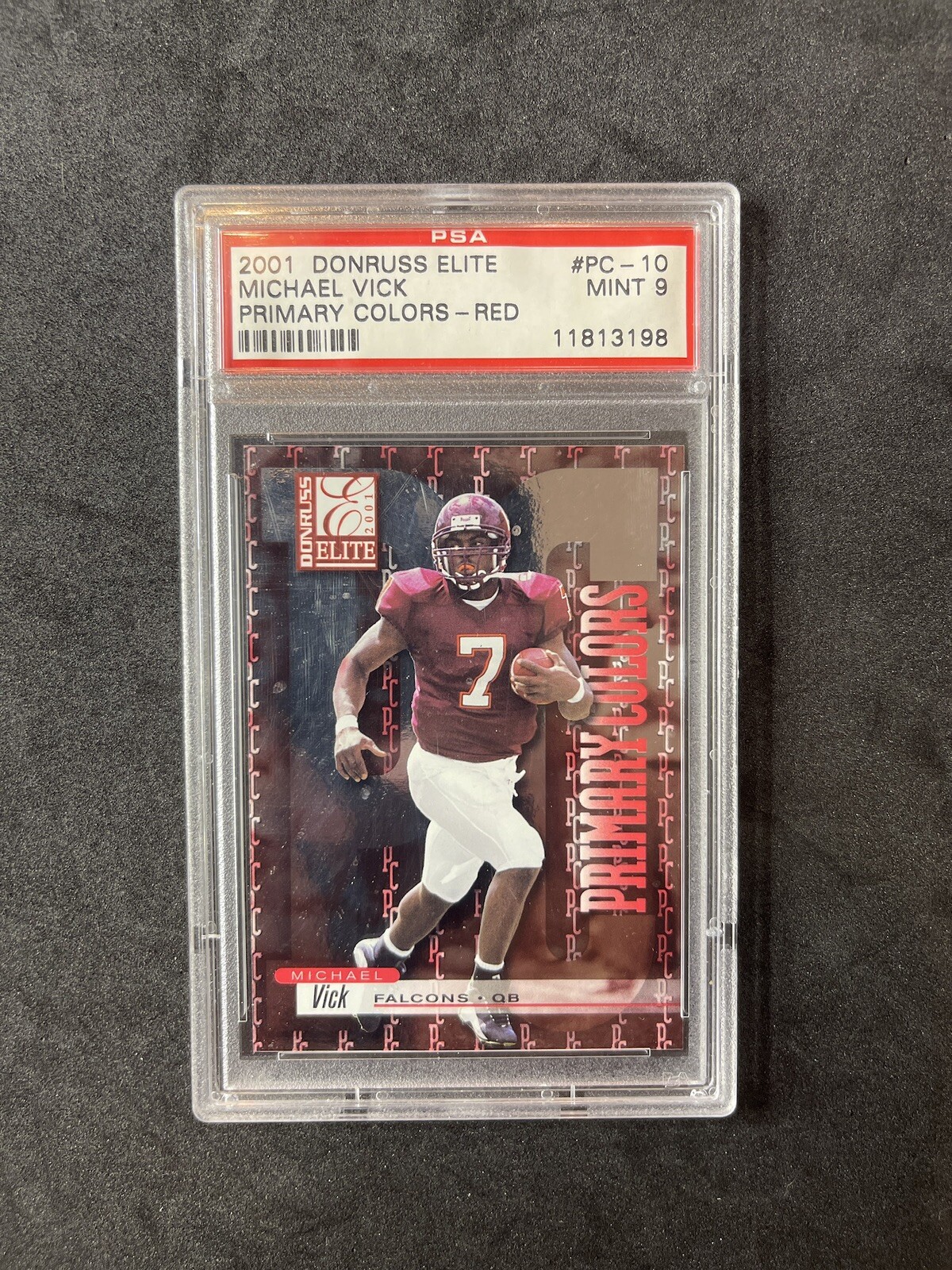 Michael Vick Donruss Elite Primary Colors #PC10 Primary Colors-Red