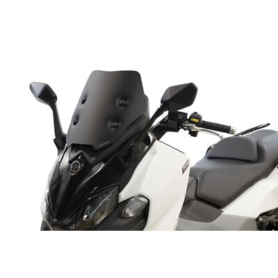 Windschutzscheibe Klein ISOTTA Schwarz Matt für Sym 500 Maxper Sym TL 2021-2024