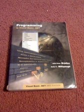 Programming In Visual Basic.net - Paperback By Bradley, Julia Case - GOOD