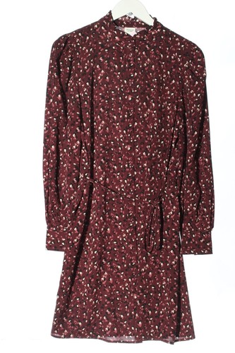 Robe D'Été BLUGIRL BLUMARINE En Soie - Taille 38 - Rose, Blanc Cassé, Noir - Occasion Très Bon État