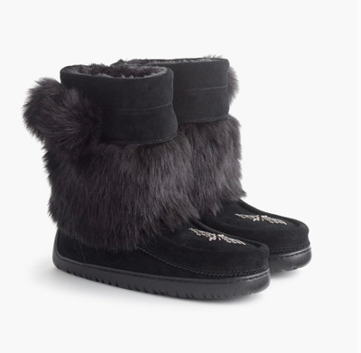 faux fur mukluks