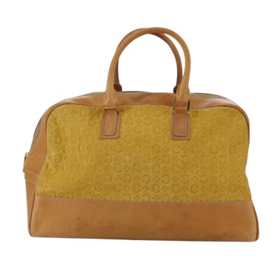 バッグ CELINE C MACADAM SUEDE TOTE HAND BAG CELINE Hand Bag Tote Purse C Macadam Suede Brown Authentic