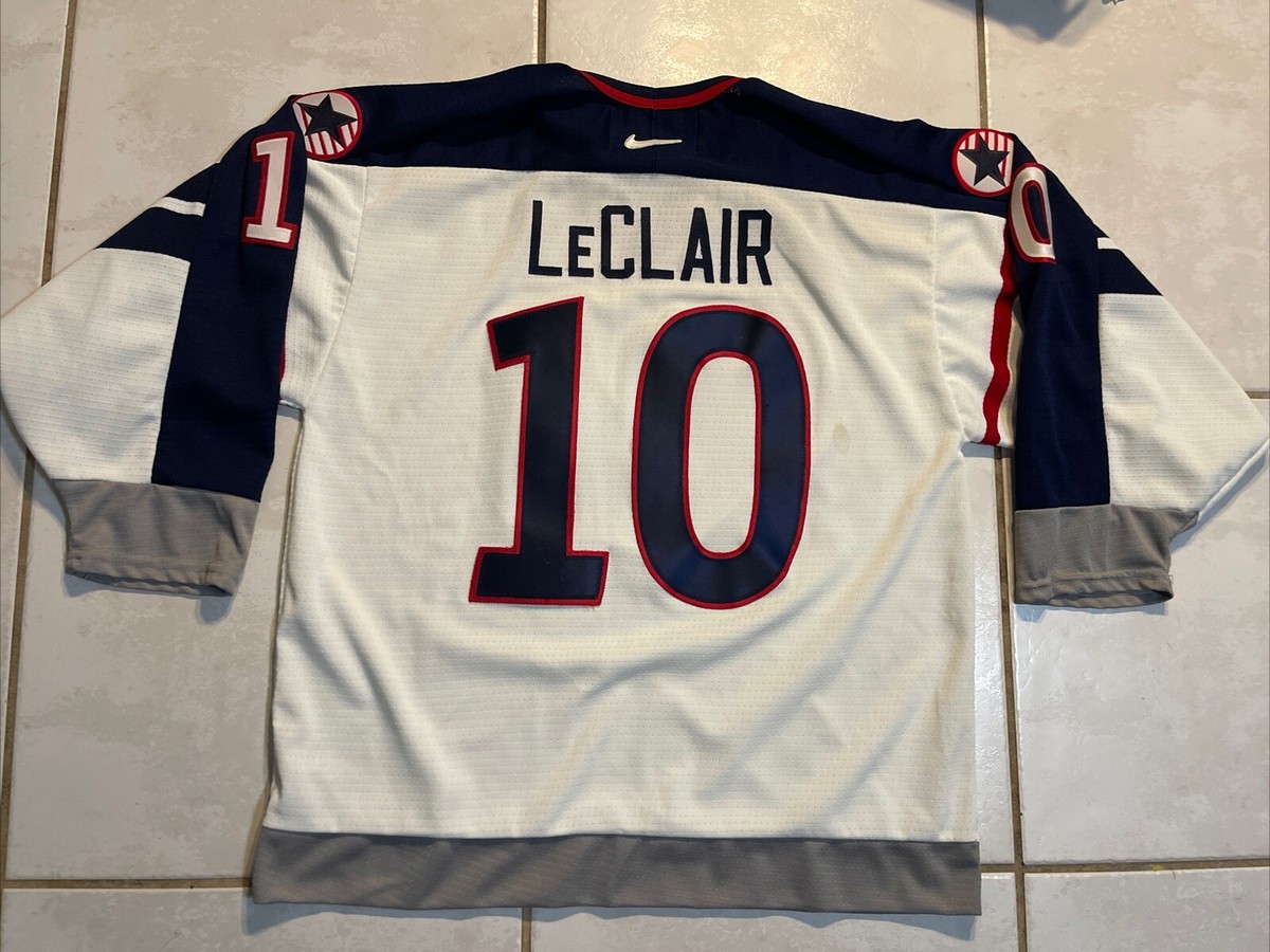 Rare Vintage NIKE Team USA Olympics John LeClair 1998 Hockey