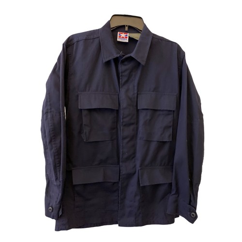 Navy Blue Combat Coat BDU Jacket | eBay