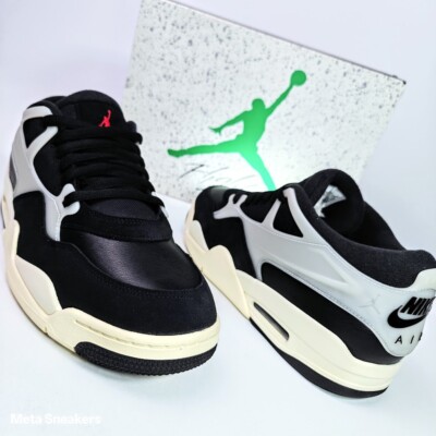Size 14 - Air Jordan 4 RM Black Sail for sale online | eBay