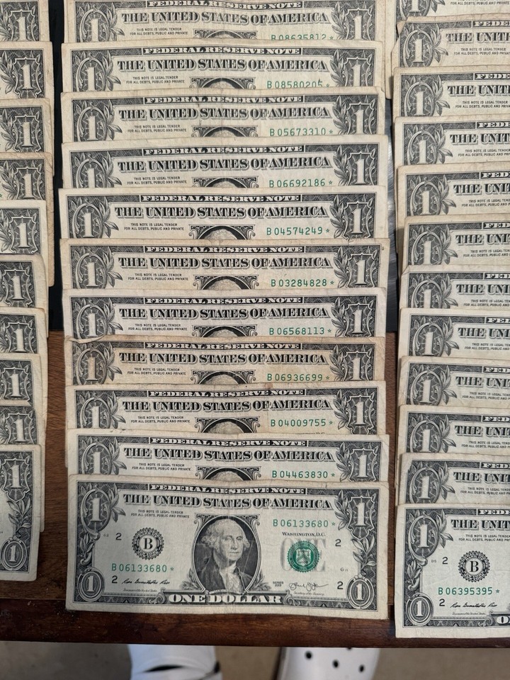 DC Mint !2013 B Duplicates Notes , 1 Dollar Star Notes Currency eBay