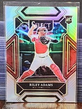 2022 Panini Select - Diamond Level Riley Adams #214 Holo Silver Prizm (RC)