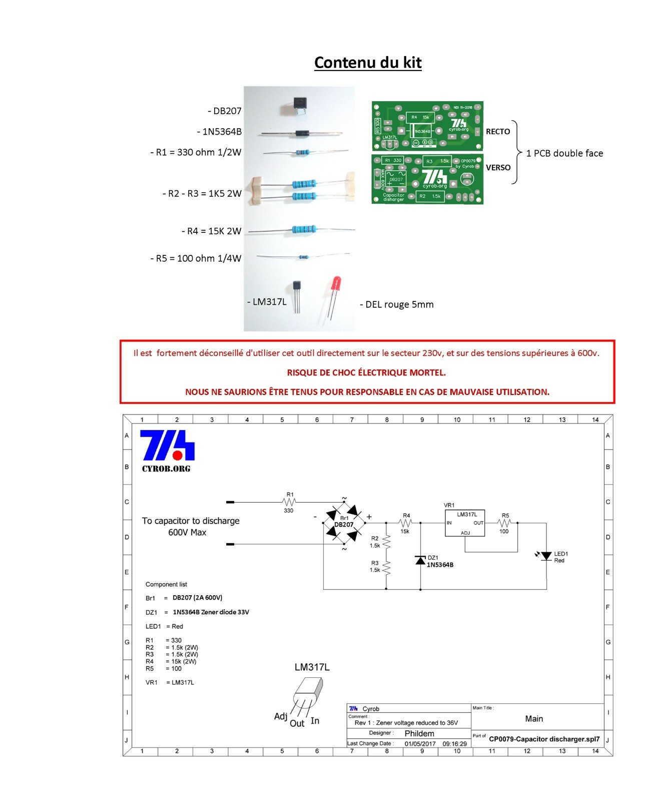 Déchargeur de condensateur CP0079 CYROB (OFFICIEL) - Imagen 6 de 7