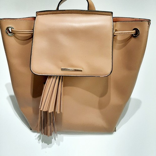 ALDO Backpack Purse Faux Leather Bookbag Brown EXCELLENT CONDITION! eBay