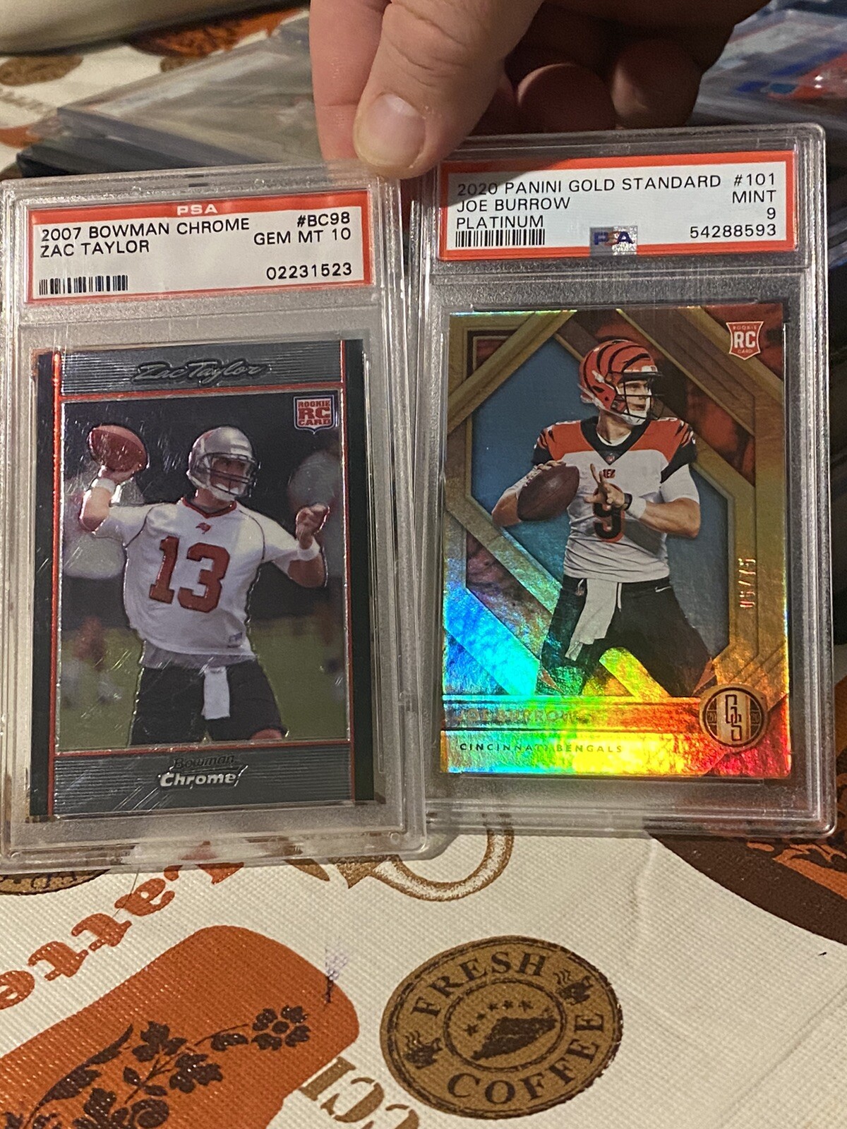Joe Burrow Panini Gold Standard #101 Platinum