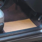 250 Brown 90gsm Disposable Car Floor Protection Mat Service MOT Valet