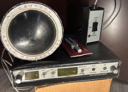 MPH Industries K-55 Doppler Radar, K-55X Antenna, Tuning Fork, Remote, Manual - Picture 4 of 14