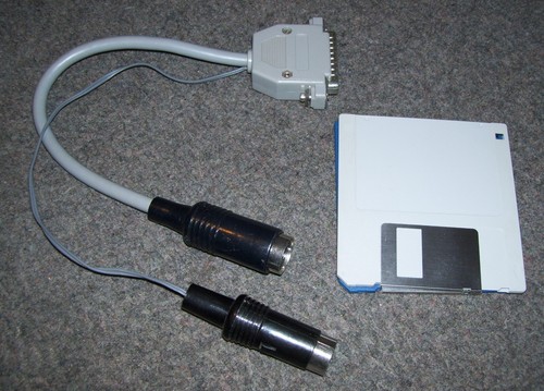 Atari 520 1040 St Ste Mega Ordinateur Externe Floppy Blitz Photocopieur Câble &