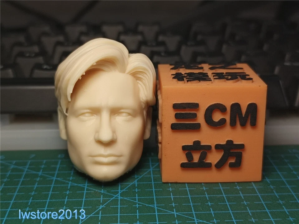 1:6 David William Duchovny Head Sculpt For 12" Male Action Figure Doll Body Toy - Image 3 of 4