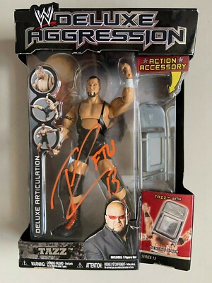 Signed Autographed WWE WWF Deluxe Aggression TAZZ ECW TAZ
