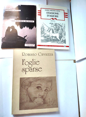 Konvolut Bücher Gedichte Zwischen Traum und Wirklichkeit, Saison der Liebe, Streute Blätter Casazza