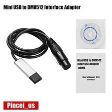 Mini USB to DMX512 Interface Adapter for Stage Light Signal Conversion pe66