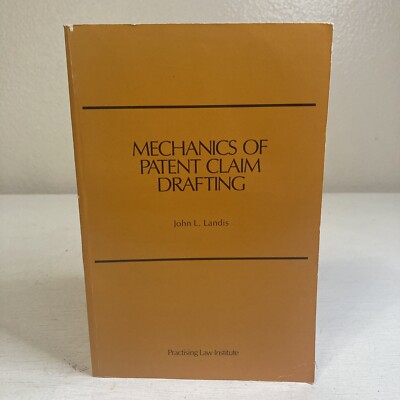 Mechanics Of Patent Claim Drafting Paperback Book By John L