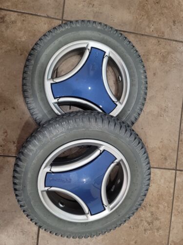 14" 3,00-8 gebrauchte Antriebsreifen, Felgen Permobil Rollstuhl Airfree, massiv schwarz - Bild 2 von 4