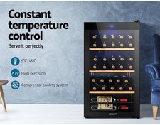Trending Mini Wine Cooler ?? 34-Bottle Fridge ? Compact Cellar, Beverage Chiller
