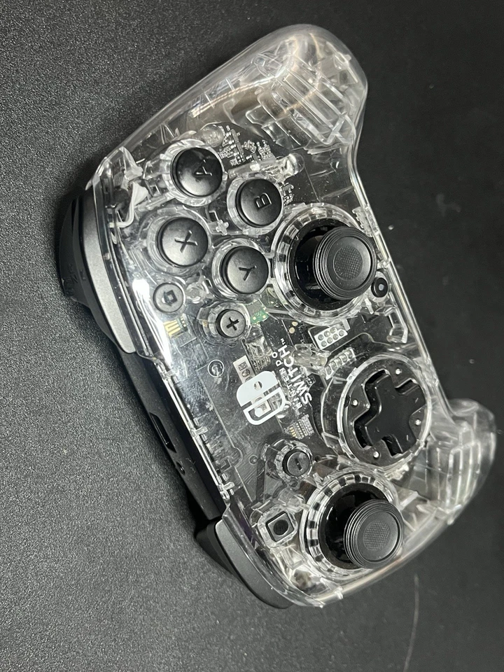 Nintendo Switch Wireless Controller – Clear LED Light Up – Tested & Working  🎮 - Image 3 of 4