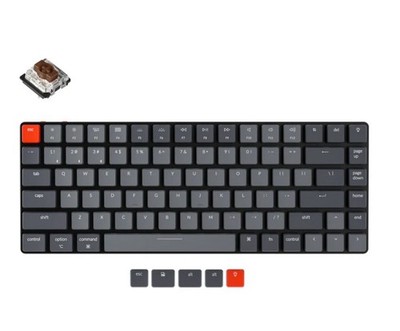 Keychron K3 Wireless Mechanical Keyboard (Version 2) - White Backlight Brown