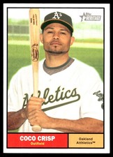 Coco Crisp 2010 Topps Heritage #277 Athletics MLB READ FREE SHIP AutographDen