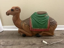 Vintage General Foam Nativity Camel Lighted Blow Mold 26" Christmas Ornament