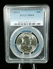 1954 S 50C Franklin Half Dollar PCGS MS64 #7365