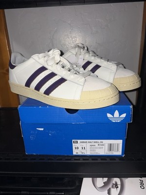 Adidas Jabar Half Shell OG Mens 10 Women s 11 Off White/Violet